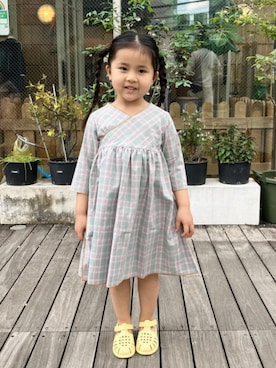 「こども ビームス（コドモビームス）のアイテム」を使った、こども ビームスさん（キッズ・100cm）の夏コーディネート