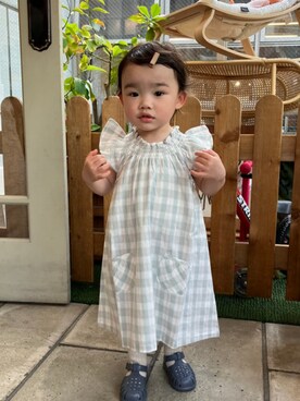 「こども ビームス（コドモビームス）のアイテム」を使った、こども ビームスさん（キッズ・90cm）の夏コーディネート