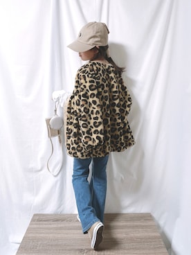 「アイテム（ブルゾン、ブラウン系）」を使った、aya＊tomoさん（キッズ・133cm）の秋コーディネート