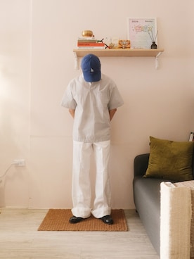 「MUJI」｜Kennyさん（メンズ・169cm）の夏コーディネート