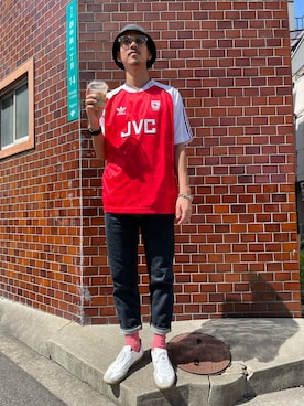 「eb's（エビス）のアイテム」を使った、drpepper2さん（メンズ・176cm）の春コーディネート