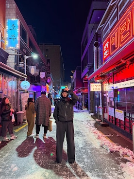 「アイテム（マウンテンパーカー）」を使った、drpepper2さん（メンズ・176cm）の冬コーディネート