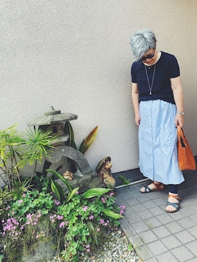 「genten（ゲンテン）のアイテム」を使った、miyoko0163さん（レディース・163cm）の春コーディネート