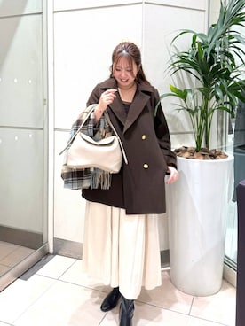 「Andemiu（アンデミュウ）のアイテム」を使った、andemiu_haru🐰さん（レディース・162cm）の秋コーディネート