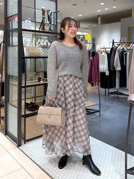 「Andemiu（アンデミュウ）のアイテム」を使った、andemiu_haru🐰さん（レディース・162cm）の秋コーディネート