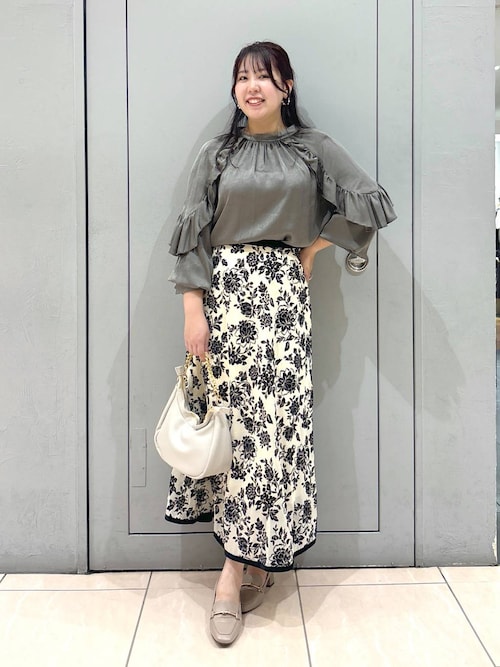 セール】ラッフルスタンドブラウス149603（シャツ/ブラウス）｜Andemiu