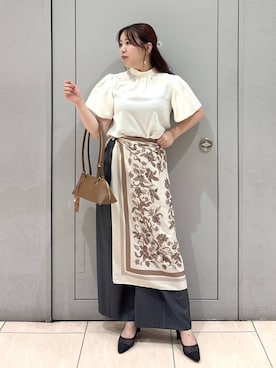 「アイテム（チャーム）」を使った、andemiu_haru🐰さん（レディース・162cm）の秋コーディネート