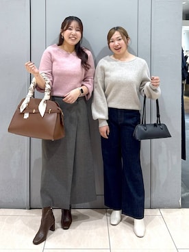 「アイテム（バンダナ/スカーフ）」を使った、andemiu_haru🐰さん（レディース・162cm・20代）の秋コーディネート