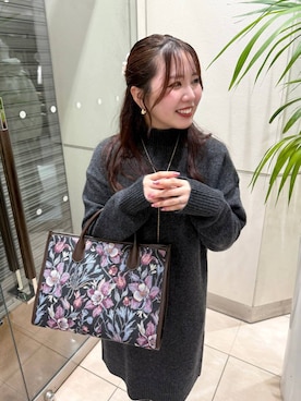 「アイテム（チュニック）」を使った、andemiu_haru🐰さん（レディース・162cm）の冬コーディネート