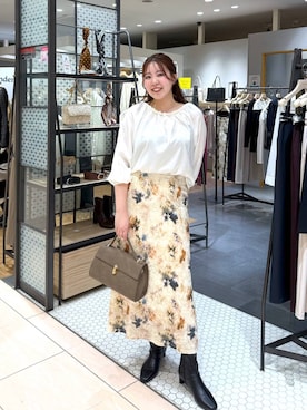 「Andemiu（アンデミュウ）のアイテム」を使った、andemiu_haru🐰さん（レディース・162cm）の秋コーディネート