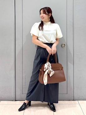 「アイテム（イヤリング）」を使った、andemiu_haru🐰さん（レディース・162cm・20代）の秋コーディネート