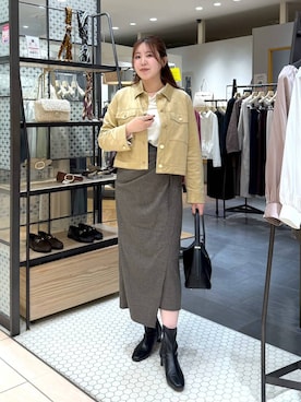 「Andemiu（アンデミュウ）のアイテム」を使った、andemiu_haru🐰さん（レディース・162cm）の秋コーディネート