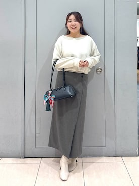 「アイテム（チャーム）」を使った、andemiu_haru🐰さん（レディース・162cm・20代）の秋コーディネート