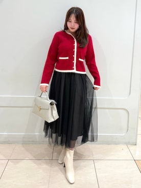 「Andemiu（アンデミュウ）のスクエアフラップバック592843（ハンドバッグ）」を使った、andemiu_haru🐰さん（レディース・162cm）の秋コーディネート