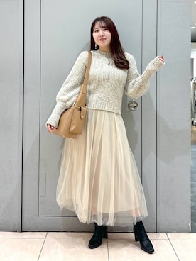 andemiu_haru🐰さん（レディース・162cm）の冬コーディネート