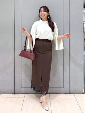 「アイテム（イヤリング）」を使った、andemiu_haru🐰さん（レディース・162cm・20代）の秋コーディネート