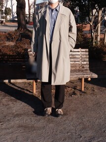 【極美品】アダムエロペ セミダブルオーバーコート KOMATSU ユニセックス ADAM ET ROPE'（アダムエロペ）の「【KOMATSU】セミダブル