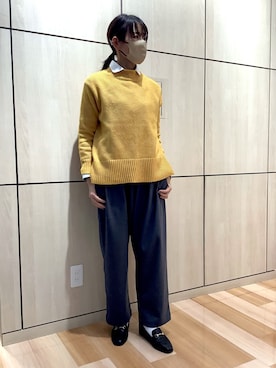 「Pitta Re:)（ピッタリ）のアイテム」を使った、TOKYO SHIRTS 盛岡イオンモール店さん（レディース・165cm）の秋コーディネート