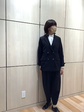 「きちんとスタイル」｜TOKYO SHIRTS 盛岡イオンモール店さん（レディース・165cm）の冬コーディネート