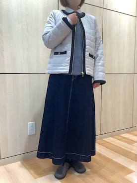 TOKYO SHIRTS 盛岡イオンモール店さん(レディース・157cm)の冬コーディネート