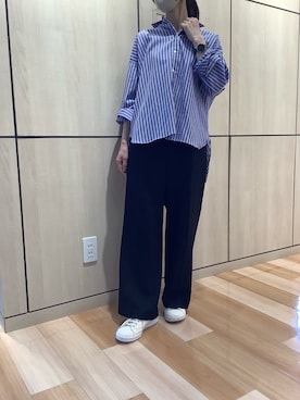 「Pitta Re:)（ピッタリ）のアイテム」を使った、TOKYO SHIRTS 盛岡イオンモール店さん（レディース・157cm）の春コーディネート