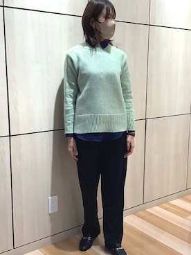 「Pitta Re:)（ピッタリ）のアイテム」を使った、TOKYO SHIRTS 盛岡イオンモール店さん（レディース・165cm）の秋コーディネート