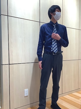「BRICK HOUSE by TOKYO SHIRT（ブリックハウス）のアイテム」を使った、TOKYO SHIRTS 盛岡イオンモール店さん（メンズ・175cm）の冬コーディネート