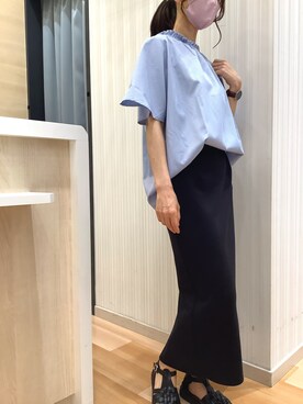 TOKYO SHIRTS 盛岡イオンモール店さん（レディース・157cm）の夏コーディネート