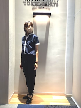 TOKYO SHIRTS 盛岡イオンモール店さん（レディース・165cm）の夏コーディネート