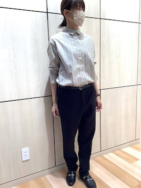 「Pitta Re:)（ピッタリ）のアイテム」を使った、TOKYO SHIRTS 盛岡イオンモール店さん（レディース・165cm）の夏コーディネート