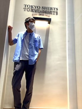 「Pitta Re:)（ピッタリ）のアイテム」を使った、TOKYO SHIRTS 盛岡イオンモール店さん（メンズ・175cm）の夏コーディネート