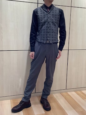 「成人式」｜TOKYO SHIRTS 盛岡イオンモール店さん（メンズ・175cm）の秋コーディネート