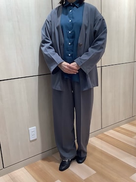 「みどり」｜「アイテム（ジャケット/アウター）」を使った、TOKYO SHIRTS 盛岡イオンモール店さん（レディース・165cm）の春コーディネート