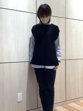 「Pitta Re:)（ピッタリ）のアイテム」を使った、TOKYO SHIRTS 盛岡イオンモール店さん（レディース・165cm）の秋コーディネート