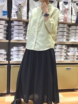 「Pitta Re:)（ピッタリ）のアイテム」を使った、TOKYO SHIRTS 盛岡イオンモール店さん（レディース・157cm）の夏コーディネート