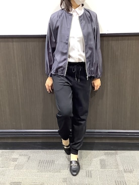 「BRICK HOUSE by TOKYO SHIRT」｜「アイテム（ブルゾン）」を使った、TOKYO SHIRTS 盛岡イオンモール店さん（レディース・164cm）の春コーディネート