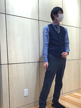 TOKYO SHIRTS 盛岡イオンモール店さん（メンズ・175cm）の冬コーディネート