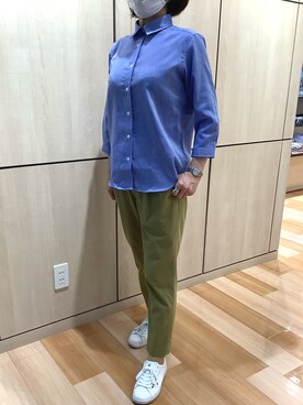 「Pitta Re:)（ピッタリ）のアイテム」を使った、TOKYO SHIRTS 盛岡イオンモール店さん（レディース・158cm）の春コーディネート