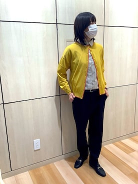「Pitta Re:)（ピッタリ）のアイテム」を使った、TOKYO SHIRTS 盛岡イオンモール店さん（レディース・165cm）の冬コーディネート