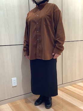 TOKYO SHIRTS 盛岡イオンモール店さん（レディース・152cm）の冬コーディネート