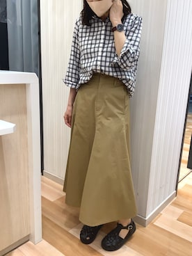 「Pitta Re:)（ピッタリ）のアイテム」を使った、TOKYO SHIRTS 盛岡イオンモール店さん（レディース・157cm）の夏コーディネート