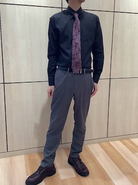 「成人式」｜TOKYO SHIRTS 盛岡イオンモール店さん（メンズ・175cm）の秋コーディネート