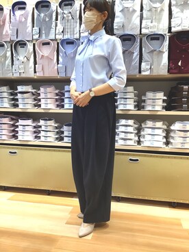 「およばれ」｜TOKYO SHIRTS 盛岡イオンモール店さん（レディース・165cm）の夏コーディネート
