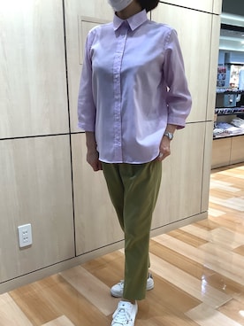 「Pitta Re:)（ピッタリ）のアイテム」を使った、TOKYO SHIRTS 盛岡イオンモール店さん（レディース・158cm）の春コーディネート