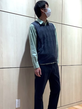 「Pitta Re:)（ピッタリ）のアイテム」を使った、TOKYO SHIRTS 盛岡イオンモール店さん（メンズ・175cm）の秋コーディネート
