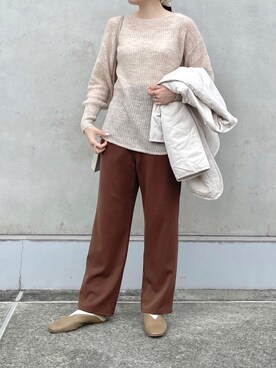 「RAY CASSIN（レイカズン）のアイテム（ブルゾン）」を使った、NAGIさん（レディース・165cm）の春コーディネート