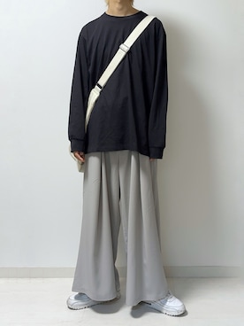 「袴パンツ」｜「アイテム（その他）」を使った、SV / えすぶいさん（メンズ・173cm）の秋コーディネート