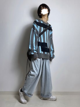 「スウエット」｜「アイテム（その他）」を使った、SV / えすぶいさん（メンズ・173cm）の冬コーディネート