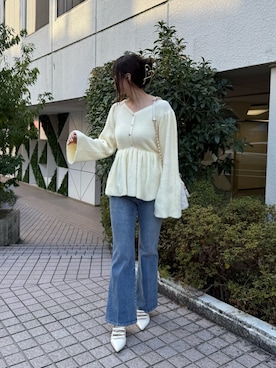 「大人ガーリー」｜marikoさん（レディース・162cm）の冬コーディネート