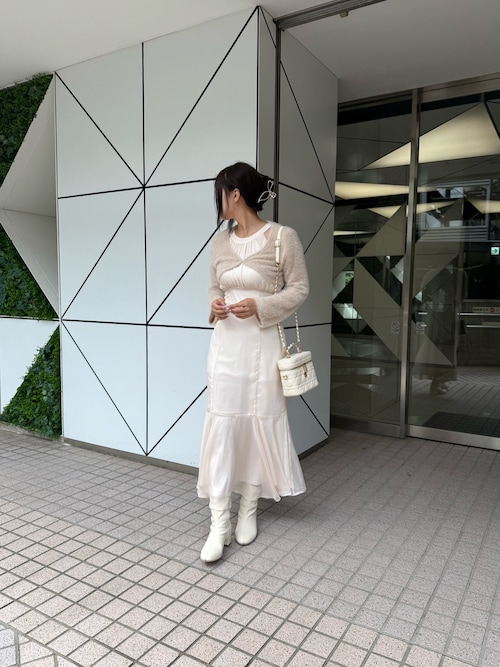 ワンピース 「00サイズあり」アメスリワンピース×ボレロカーデセット